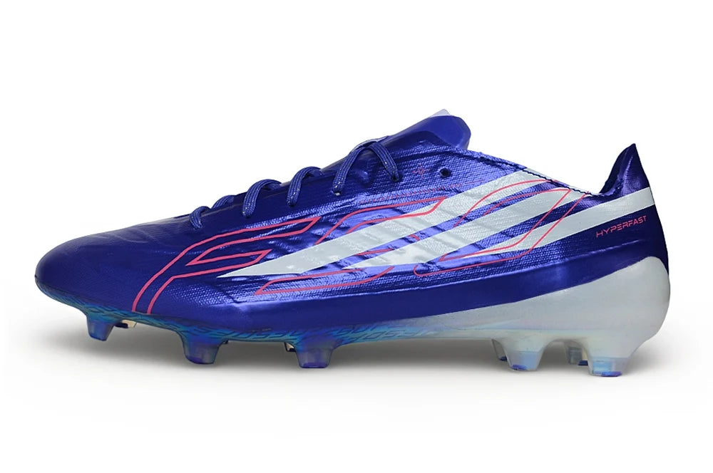 F50 Hyperfast FG Elite Laceless - Bleu / Blanc