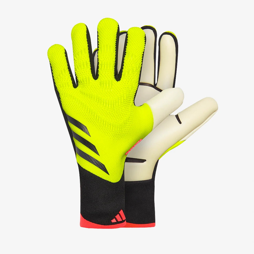 Unisex Gants de gardien Predator Pro - Jaune Solaire/Noir/Rouge Solaire