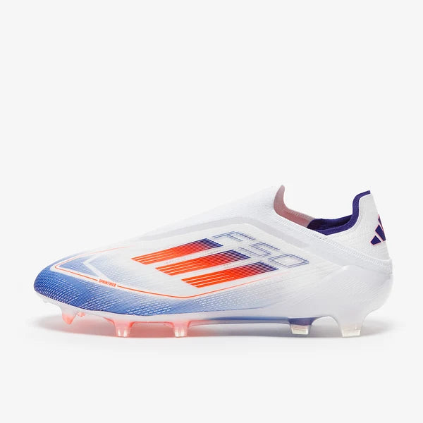 F50 Elite FG Laceless - Bleu / Blanc / Rouge