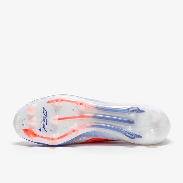 F50 Elite FG Laceless - Bleu / Blanc / Rouge