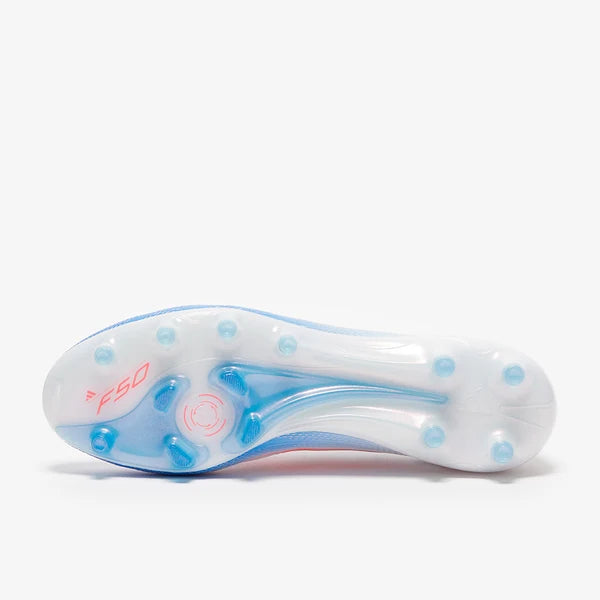 F50 Elite AG - Ftwr White/Solar Red/Lucid Blue