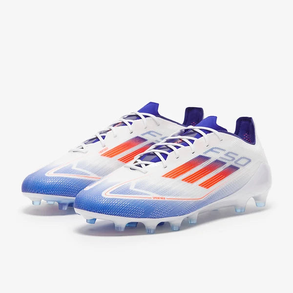 F50 Elite AG - Ftwr White/Solar Red/Lucid Blue