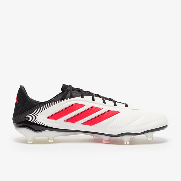 Copa Icon III FG Elite Cuir - Blanc/Rouge Lucide/Noir