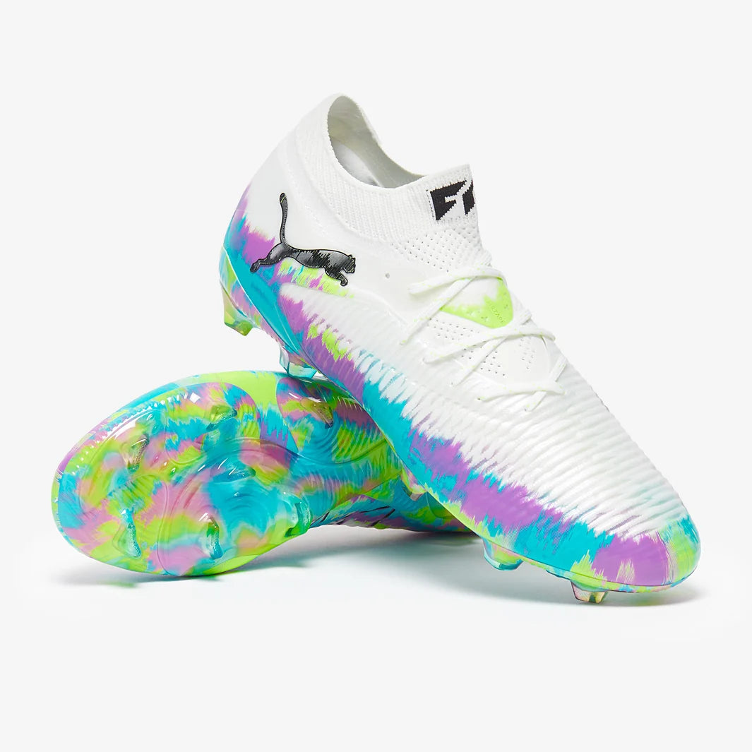 Future 8 Ultimate Elite FG Brilliance - Blanc Puma/Pomme Fizzy/Ultra Bleu/Magenta Pur