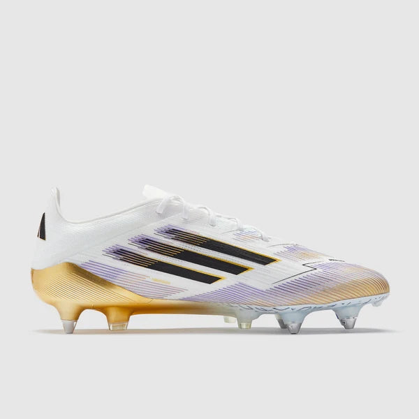F50 Hyperfast SG Elite - Blanc/Noir/Or Métallique
