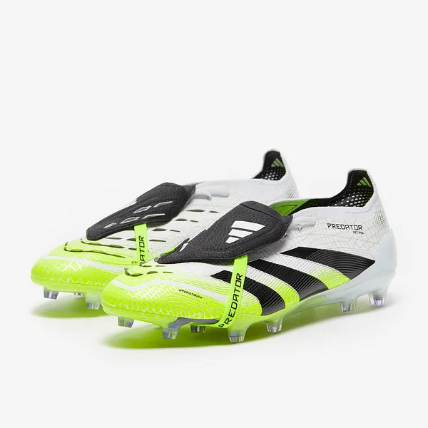 Predator 24 Tongue FG Elite - Jaune fluo / Noir / Blanc