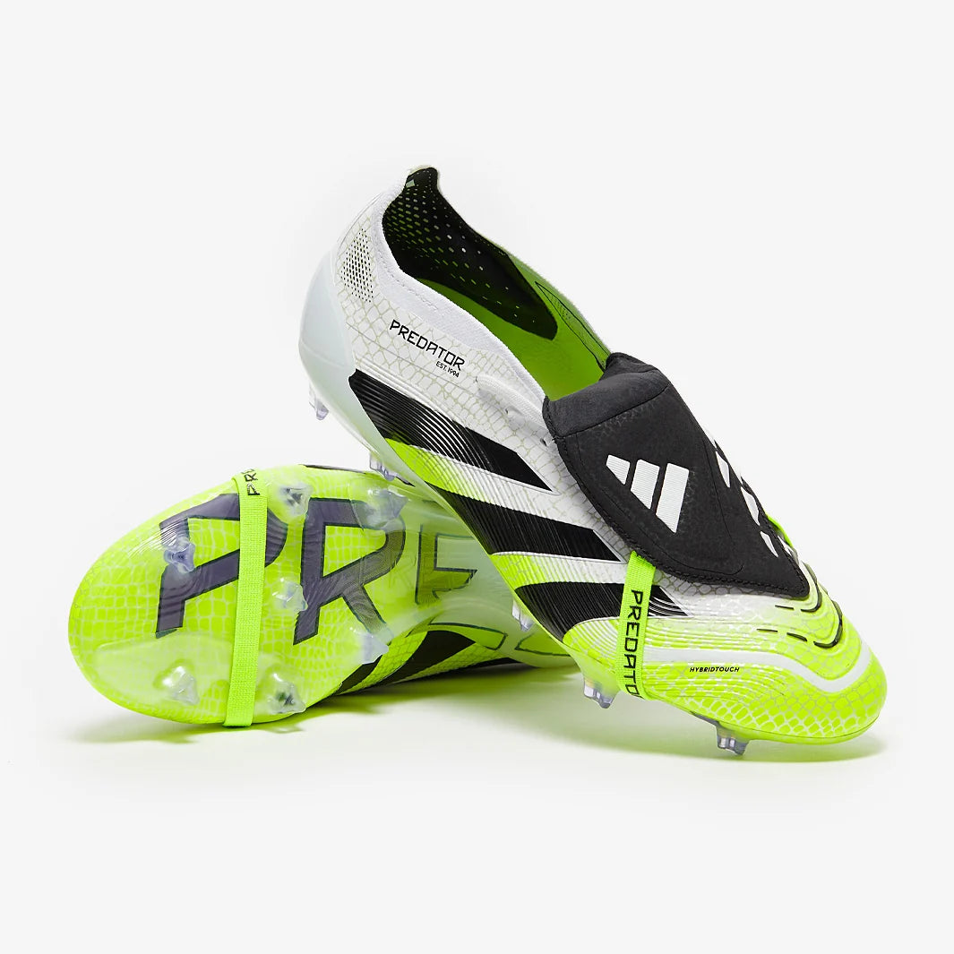 Predator 24 Tongue FG Elite - Jaune fluo / Noir / Blanc