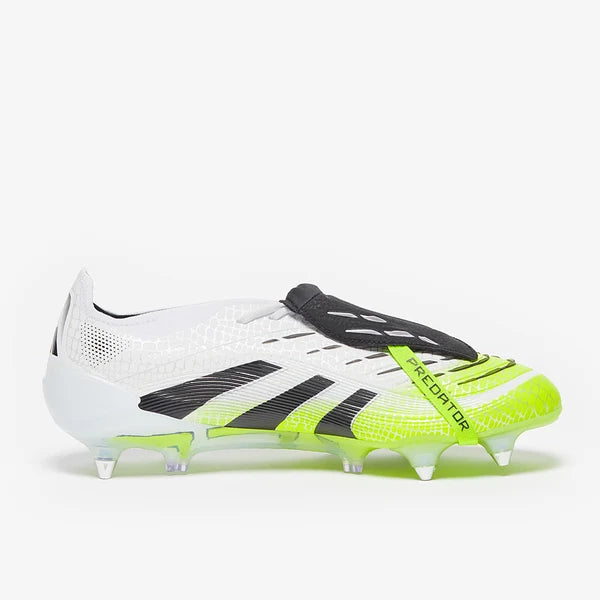 Predator 26 Tongue SG Elite - Blanc / Noir / Jaune fluo