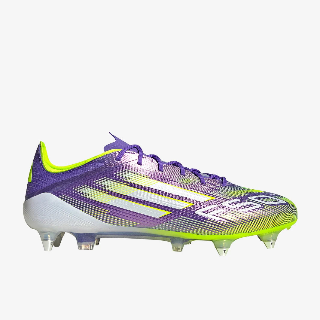 F50 SG Elite - Violet Rapide/Blanc Ftwr/Citron Lucide