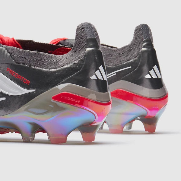 Predator 26 Tongue FG Elite - Gris / Blanc / Rouge