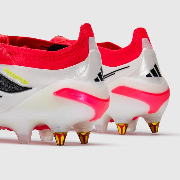 Predator 26 Tongue SG Elite - Rouge / Blanc / Jaune fluo