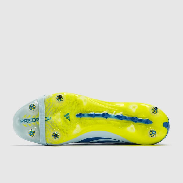 Predator 26 Tongue SG Elite - Bleu ciel / Jaune fluo