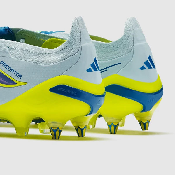 Predator 26 Tongue SG Elite - Bleu ciel / Jaune fluo