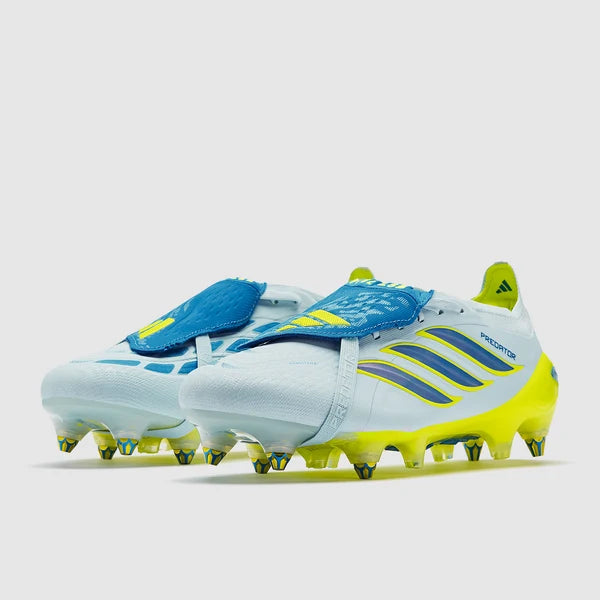 Predator 26 Tongue SG Elite - Bleu ciel / Jaune fluo