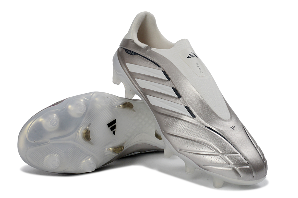 adidas Copa Pure III Elite FG - Argenté/Blanc