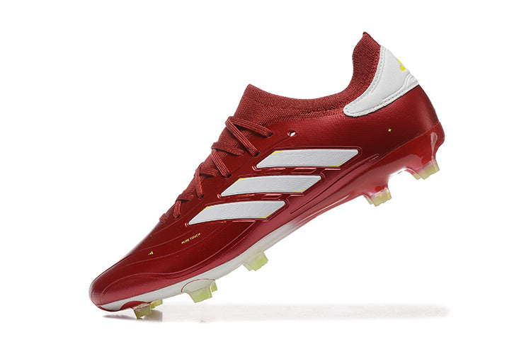 adidas Copa Pure II+ Elite FG - Blanc/Bordeaux