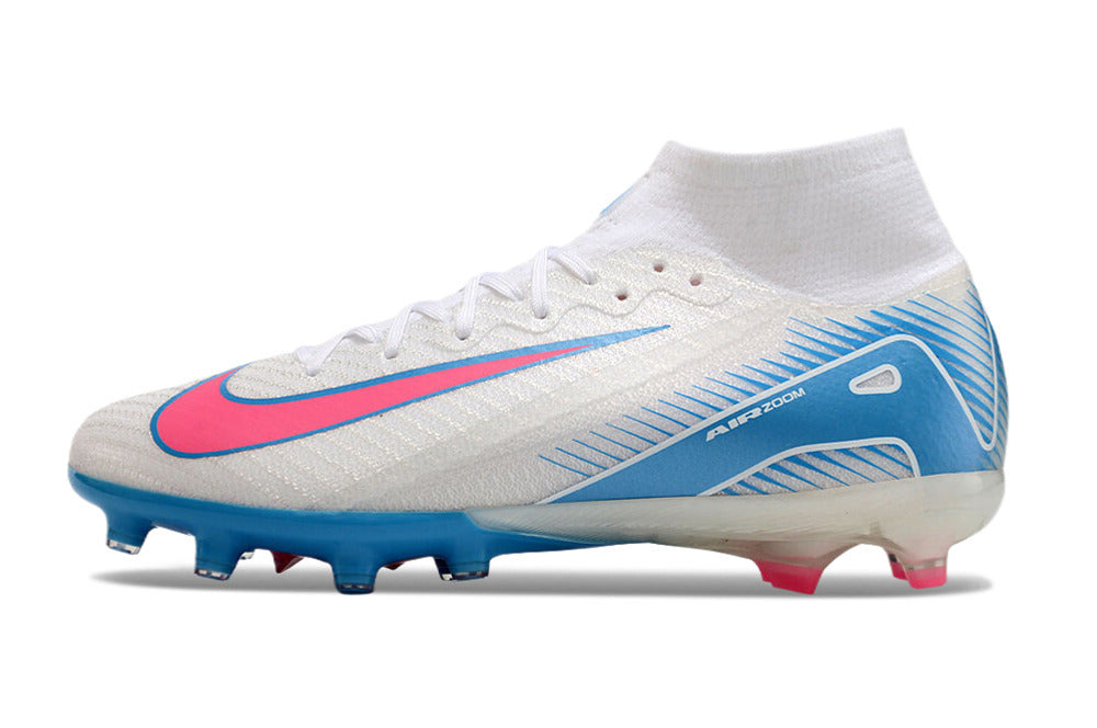 Mercurial Vapor 16 Air Zoom Elite AG - Bleu / Blanc / Rose