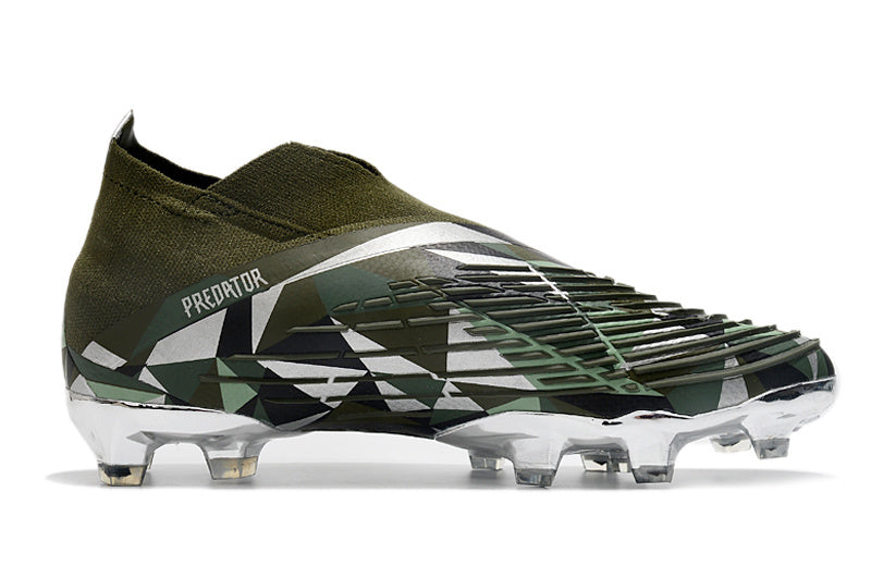 Predator Edge Geometric+ Elite FG - Vert militaire / Blanc
