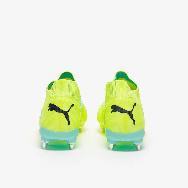 Puma Future Ultimate SG - Jaune vif / Noir Puma / Menthe poivrée électrique