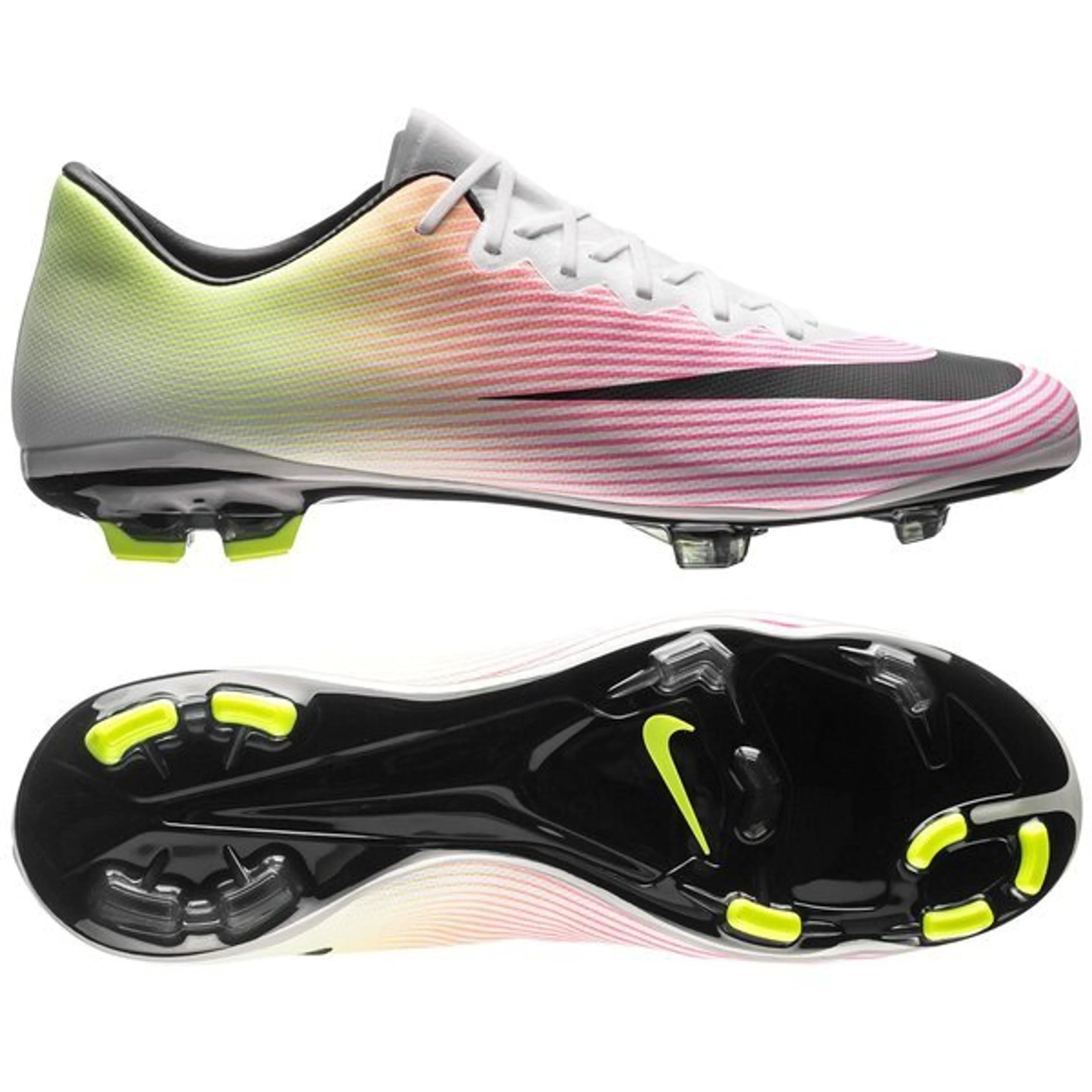 Mercurial Vapor X Elite FG - Blanc / Noir / Multicolore