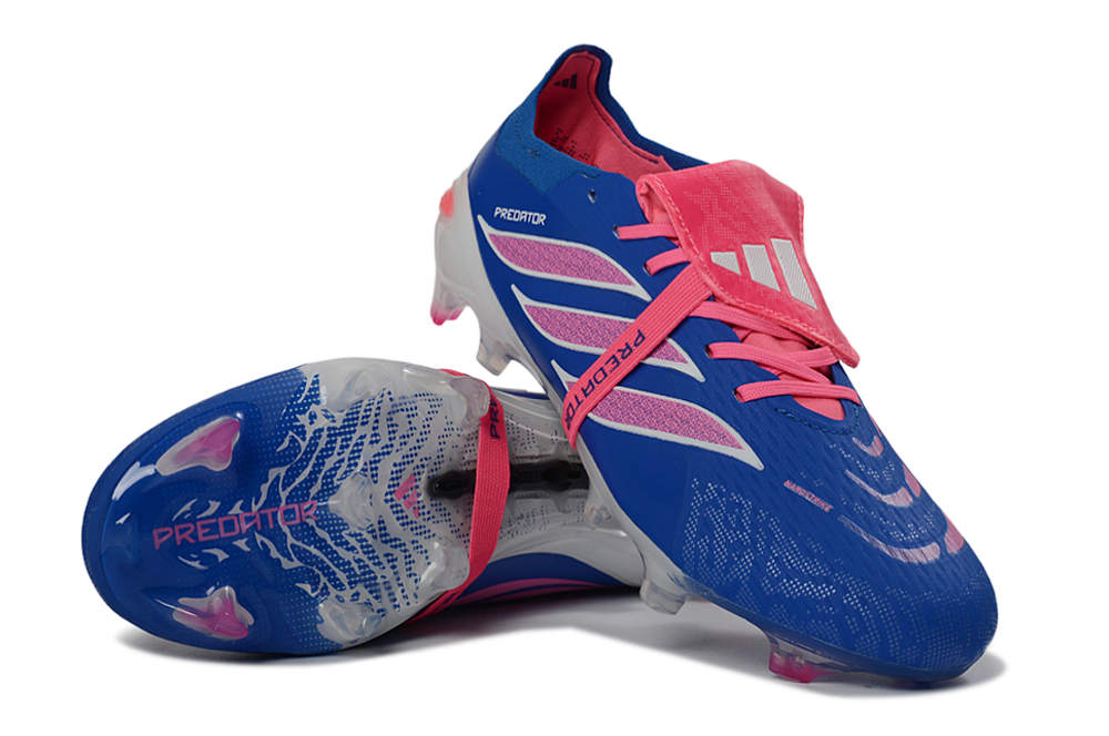 Predator 26 Tongue FG Elite - Bleu / Noir / Rose
