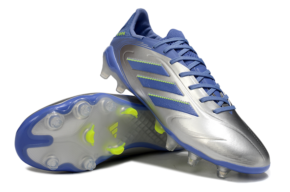 adidas Copa Pure III Elite FG - Gris/Jaune/Bleu