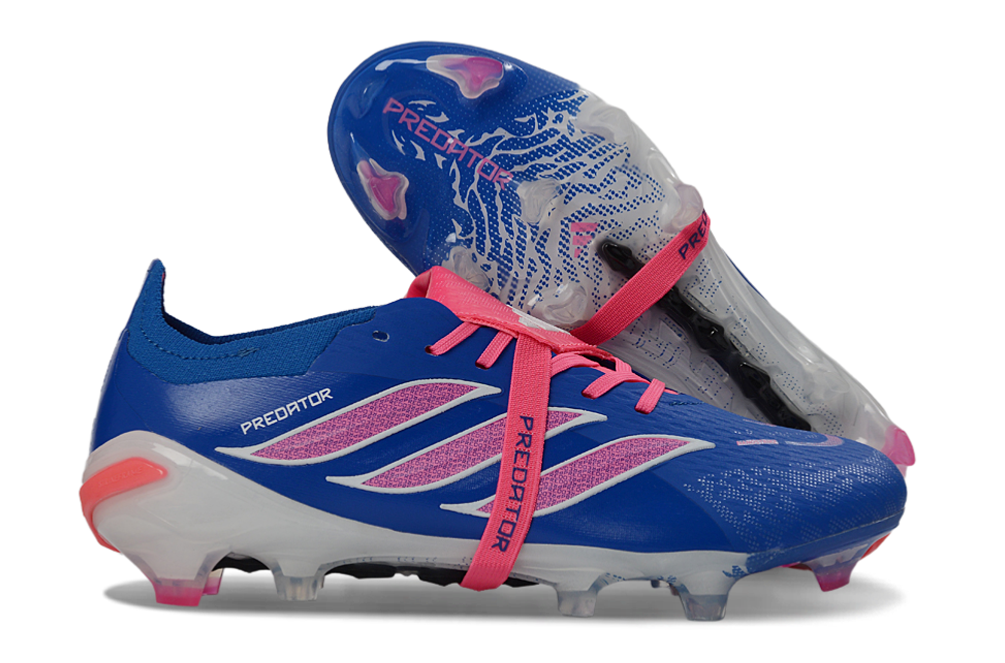 Predator 26 Tongue FG Elite - Bleu / Noir / Rose