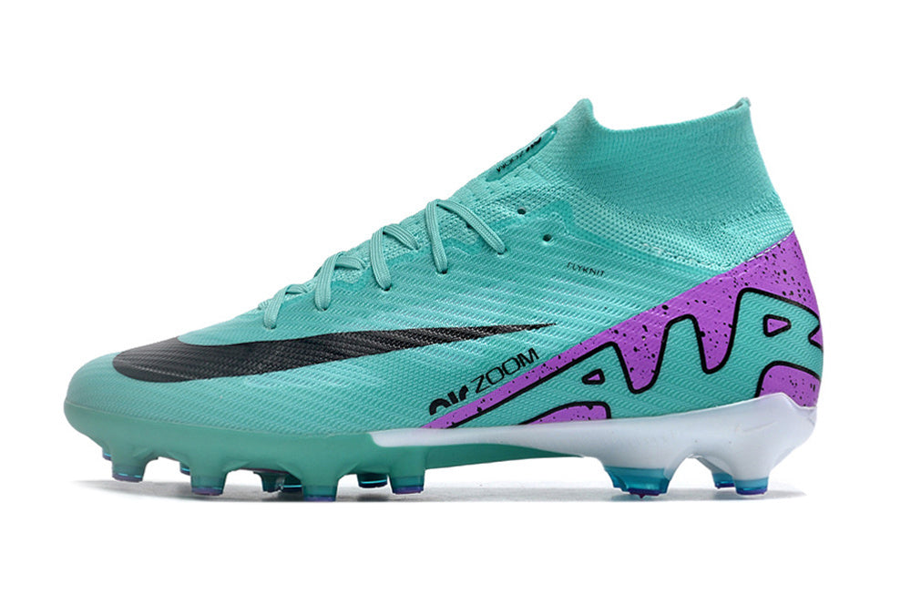 Mercurial Vapor 16 Air Zoom Elite AG - Vert turquoise / Violet
