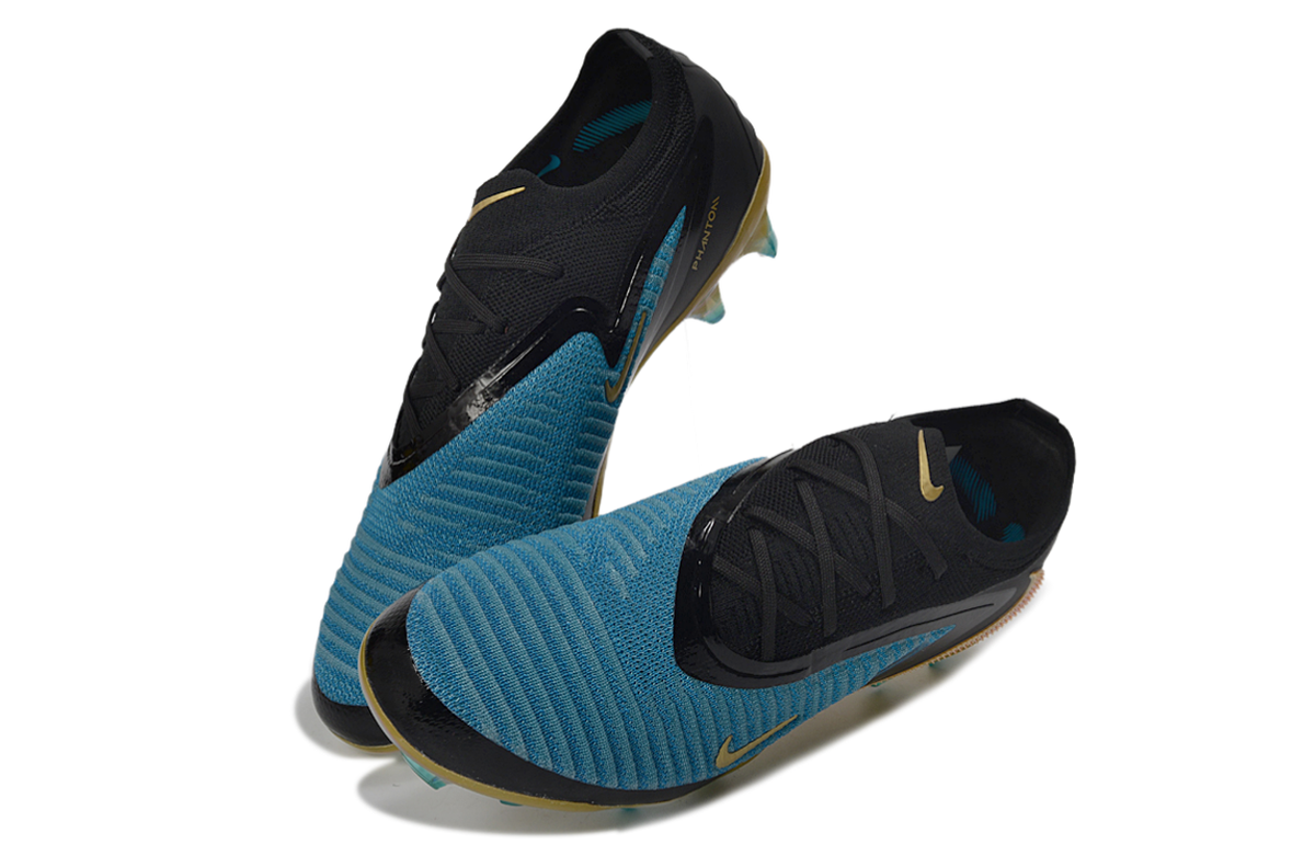 Phantom 6 Elite Low Cut FG - Noir / Bleu / Doré