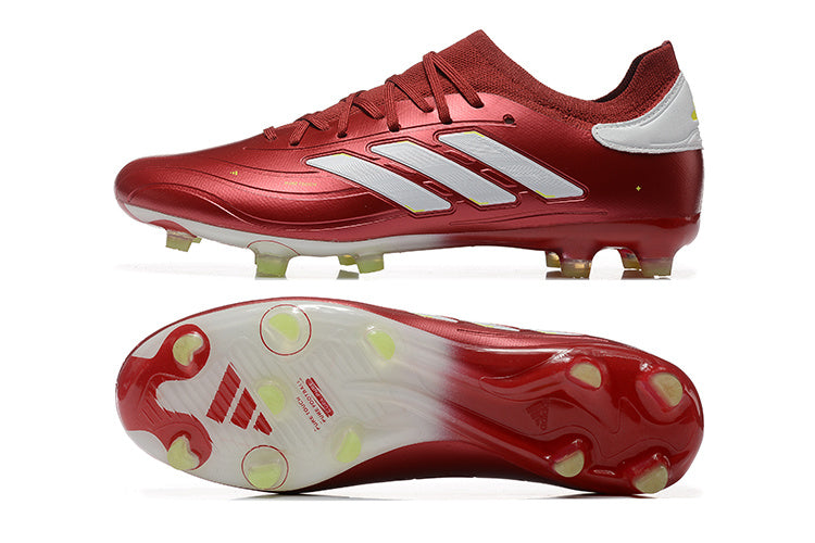 adidas Copa Pure II+ Elite FG - Blanc/Bordeaux