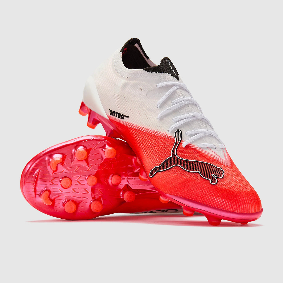 Ultra Nitro 7 Ultimate Laceless AG - Ultra Rouge/Noir Puma/Blanc Puma