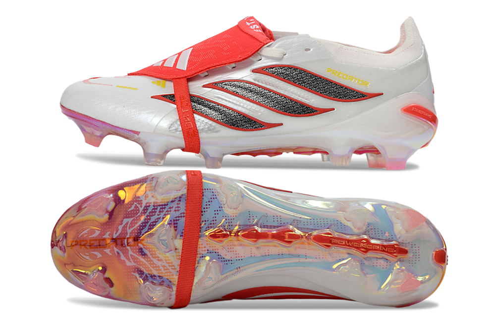 Predator 26 Tongue FG Elite - Blanc / Rouge