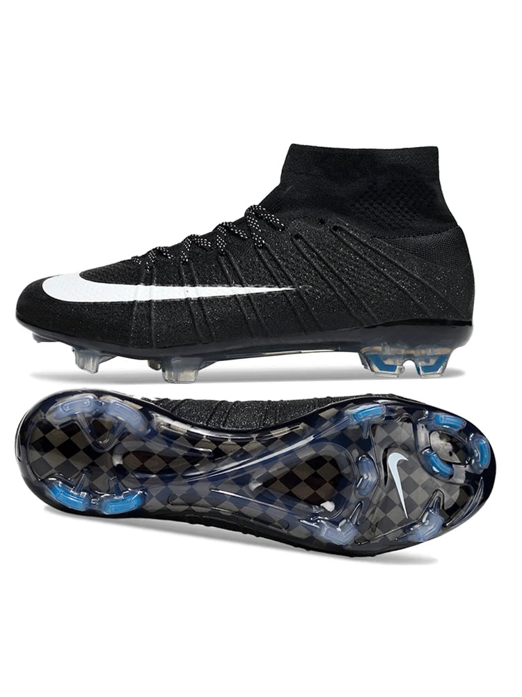 Mercurial Superfly 4 FG Elite x Cr7 - Noir / Brillant