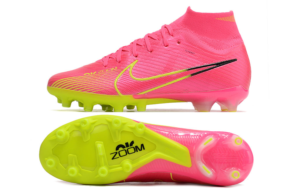 Mercurial Vapor 16 Air Zoom Elite AG - Rose / Jaune fluo