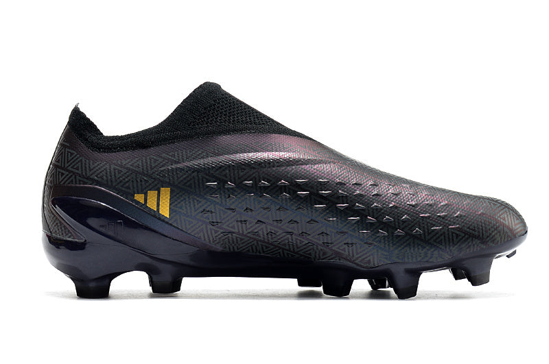 Adidas X Speedportal+ Laceless FG Elite - Noir / Violet / Jaune