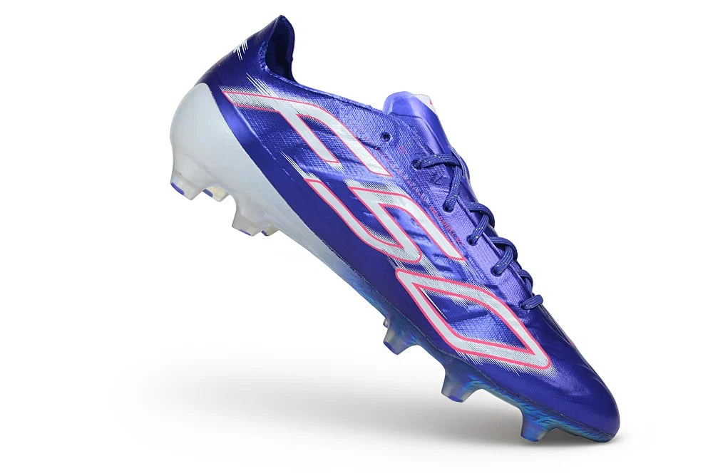 F50 Hyperfast FG Elite Laceless - Bleu / Blanc