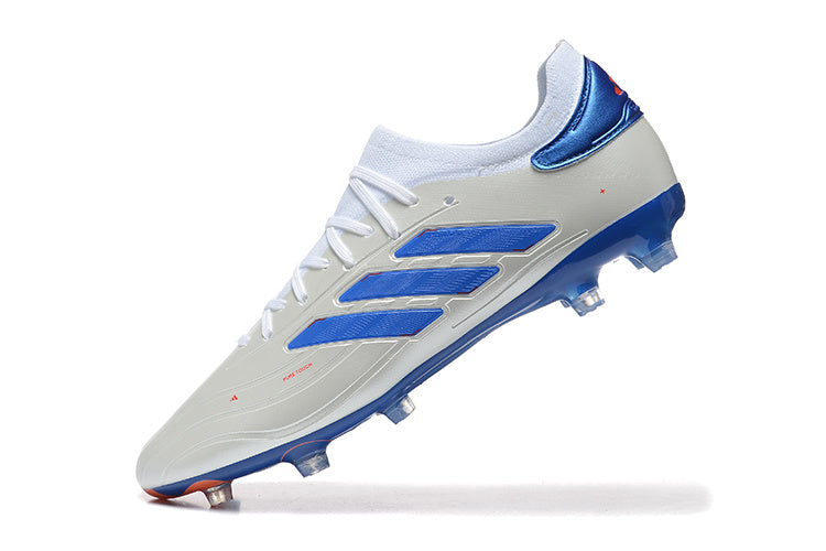 adidas Copa Pure II+ Elite FG - Blanc/Bleu