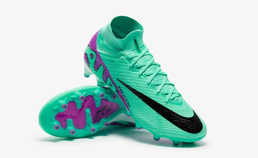 Mercurial Vapor 16 Air Zoom Elite AG - Vert turquoise / Violet