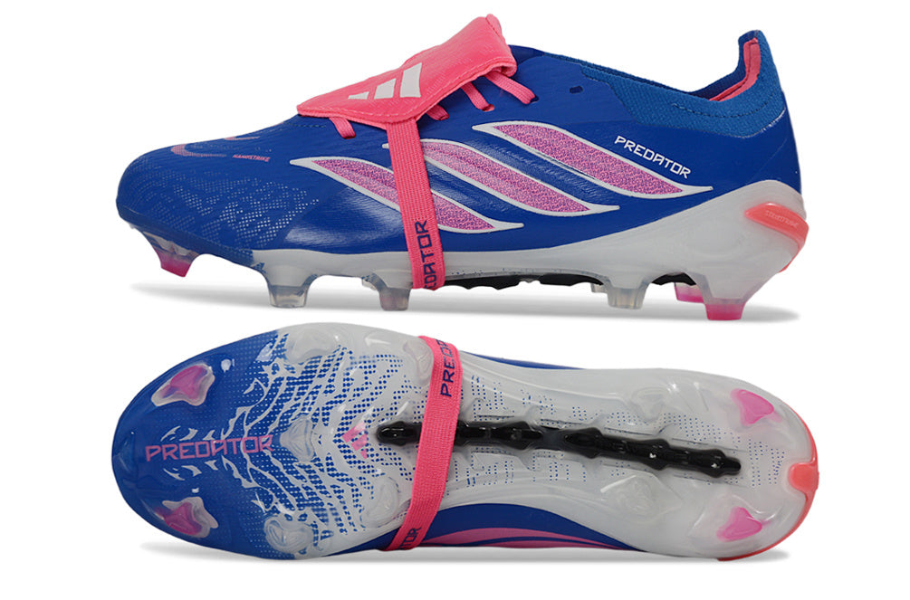 Predator 26 Tongue FG Elite - Bleu / Noir / Rose