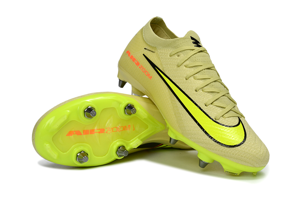 Mercurial Vapor 16 Air Zoom Elite SG vissés - Jaune Fluo