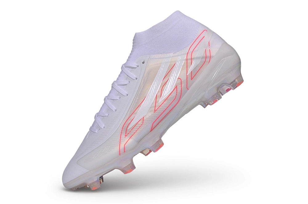 F50 Hyperfast Elite FG Laceless - Ftwr White / Orange