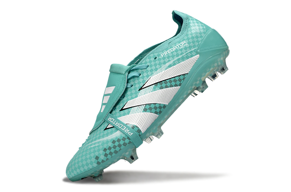 Predator 25 Tongue FG Elite - Blanc / Vert turquoise