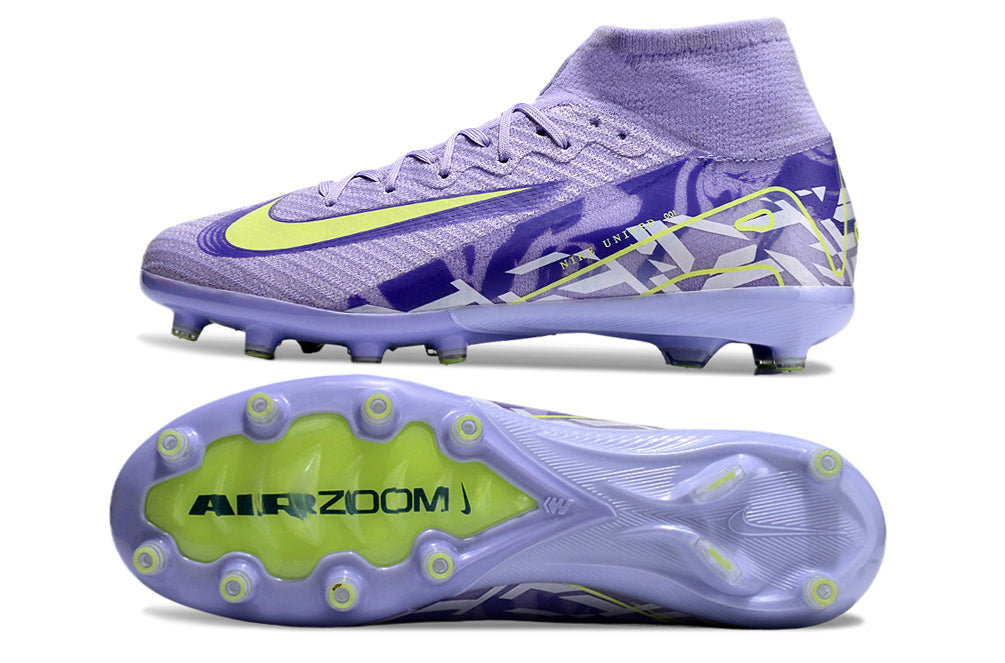 Mercurial Vapor 16 Air Zoom Elite AG - Violet / Jaune fluo