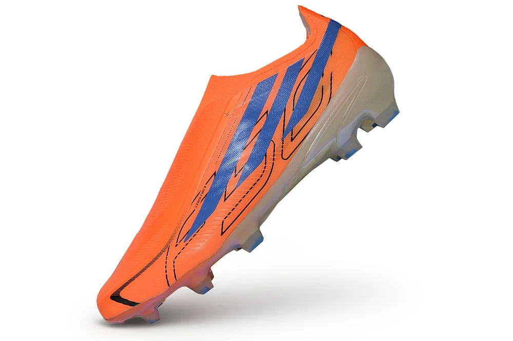 F50 Hyperfast Laceless FG Elite - Orange / Blue