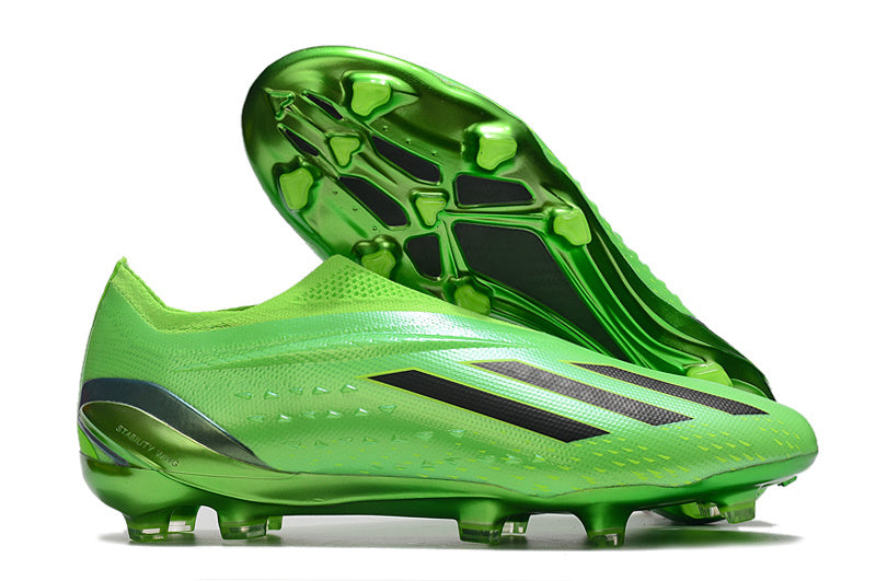 Adidas X Speedportal Laceless FG Elite - Noir / Vert