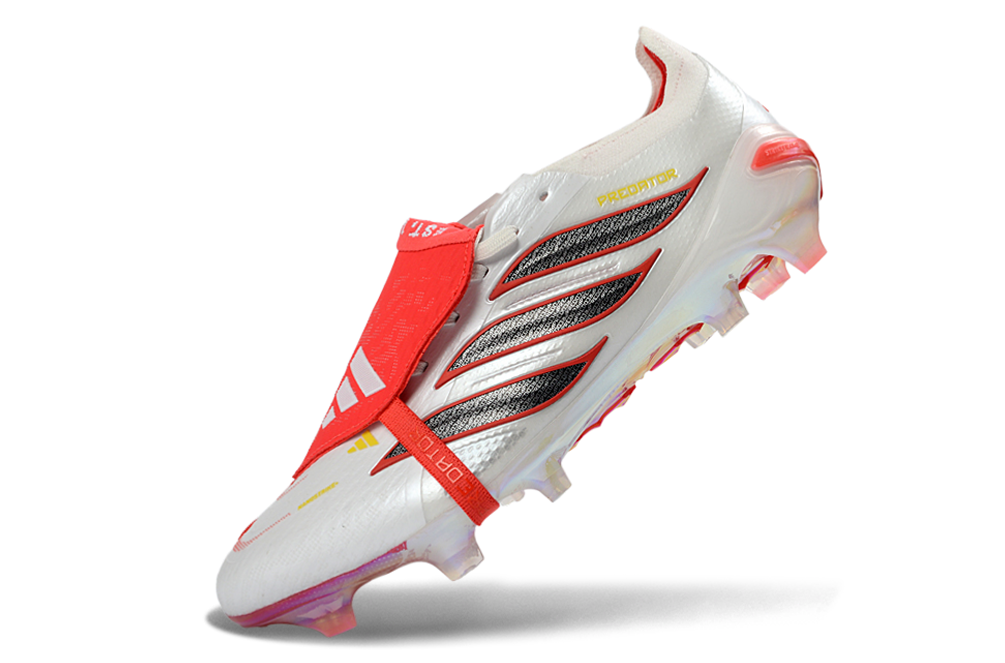 Predator 26 Tongue FG Elite - Blanc / Rouge