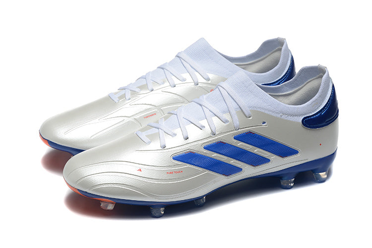 adidas Copa Pure II+ Elite FG - Blanc/Bleu