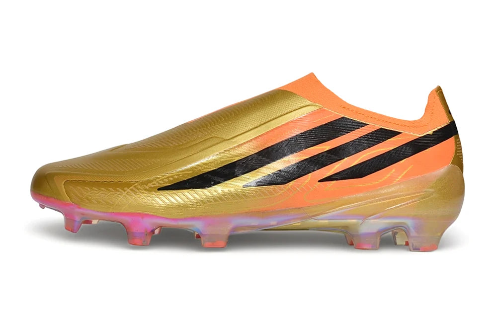 F50 Hyperfast Laceless FG Elite - Orange / Gold