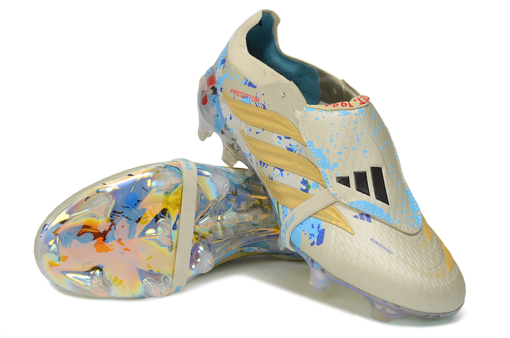 Predator 26 Tongue FG Elite - Beige / Multicolore