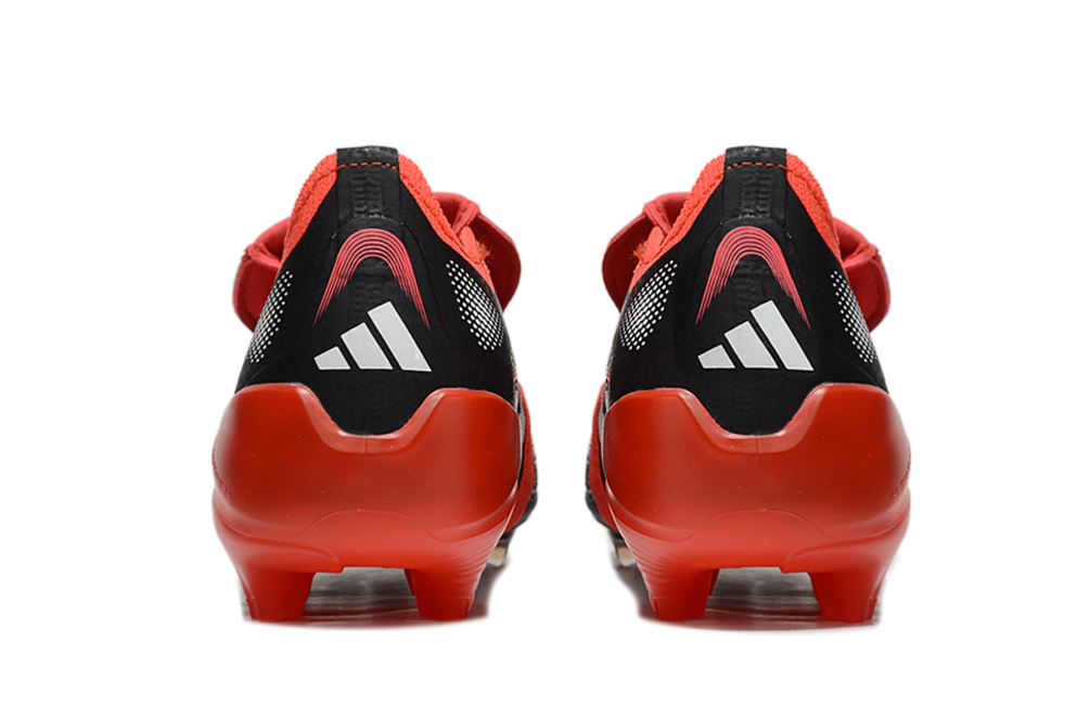 Predator 25 Elite FG Fold-Over Tongue - Noir / Rouge / Blanc